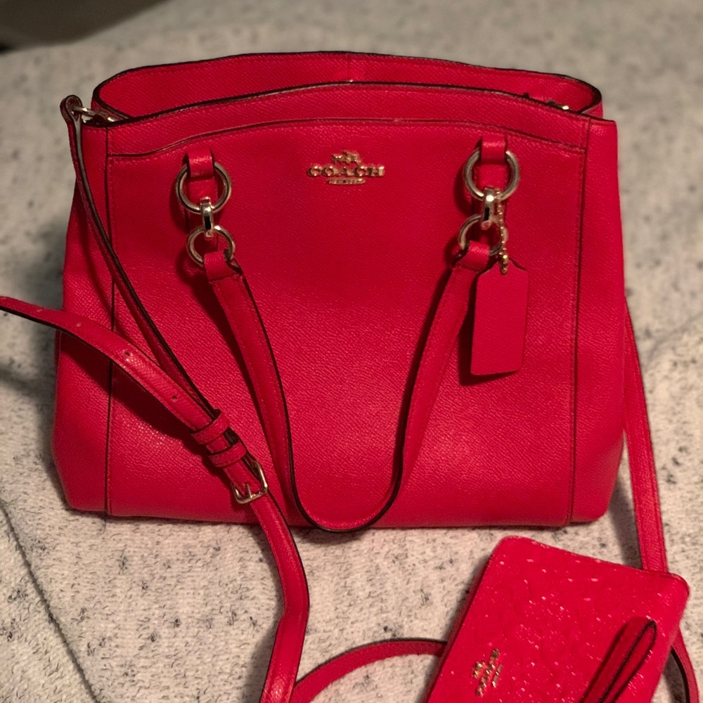 Coach purse and wallet